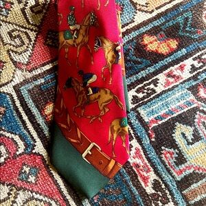 Vintage Polo Ralph Lauren Necktie Mens Polo player HMTie 1980s